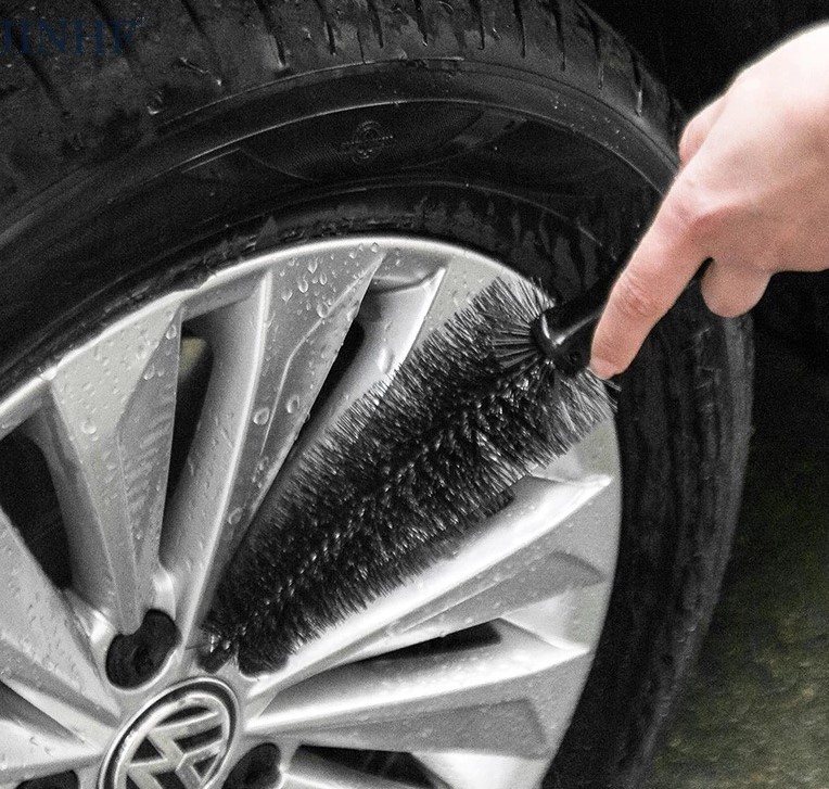 Dụng Cụ Rửa Xe Máy Ô Tô Nhiều Món Găng Tay, Bộ 5 Cọ Rửa, Mút, Bàn Chải, khăn lau