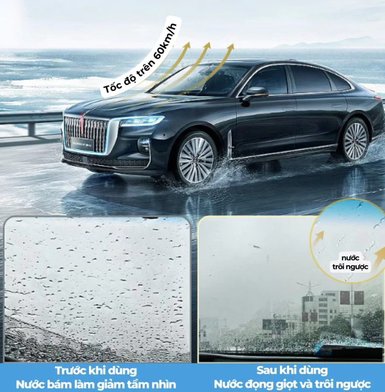 Dung Dịch Chống Bám Nước Kính Ô Tô 3M 08889LT – Giải Pháp Trượt Nước Hiệu Quả Cho Kính Lái & Gương Hậu