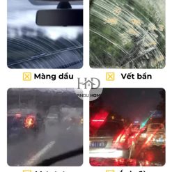 Dung Dịch Phủ Bóng Nano 150ml Cho Ô Tô, Chống Bám Nước, Chống Sương, Giúp Kính Xe Sáng