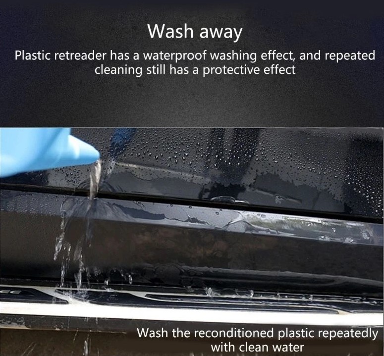 Dung Dịch Phục Hồi Nhựa Xe 30ml – Lớp Phủ Pha Lê Bảo Vệ & Tân Trang Nhựa, Sửa Chữa Trầy Xước