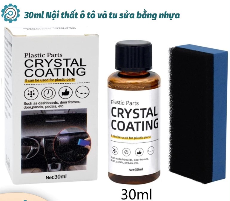 Dung Dịch Phục Hồi Nhựa Xe 30ml – Lớp Phủ Pha Lê Bảo Vệ & Tân Trang Nhựa, Sửa Chữa Trầy Xước
