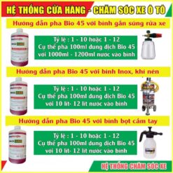 Dung Dịch Rửa Xe Không Chạm Ekokemika Bio 45 – 1L | Nước Rửa Xe Ô Tô, Xe Máy Cao Cấp
