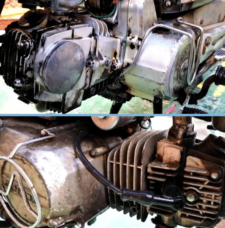 Dung Dịch Tẩy Lốc Máy Xe Máy Pallas Siêu Mạnh 3L – Loại Bỏ Ố Vàng, Dầu Nhớt, Rỉ Sét