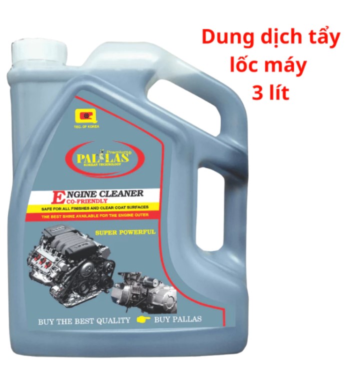 Dung Dịch Tẩy Lốc Máy Xe Máy Pallas Siêu Mạnh 3L – Loại Bỏ Ố Vàng, Dầu Nhớt, Rỉ Sét