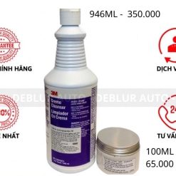 Dung Dịch Tẩy Ố Kính Xe, Tẩy Vảy Cá, Tẩy Rỉ Sét Inox, Vệ Sinh Bồn Tắm 3M Creme Cleanser 946ml