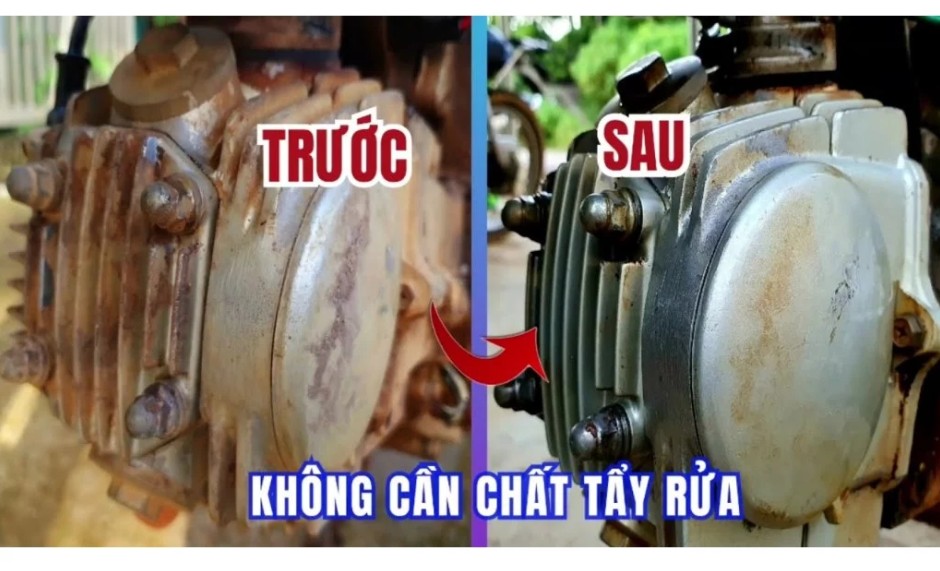 Dung dịch tẩy rửa đầu bò và lốc máy không chạm Super Clean – siêu mạnh, tẩy rỉ sét hiệu quả