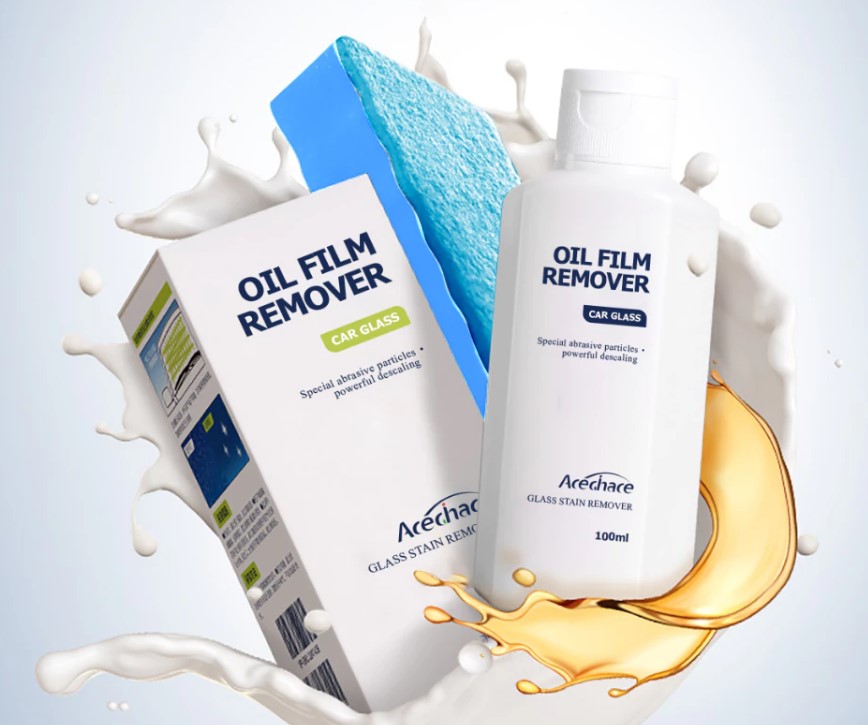 Dung Dịch Tẩy Vết Dầu Kính Ô tô, Xịt Khử Màng Dầu Kính Chắn Gió, Chống Mưa, Làm Sạch Nhanh 2s