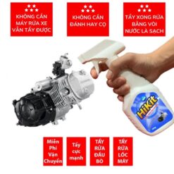 Dung dịch tẩy xe máy, đầu bò, lốc máy, tẩy rỉ sét HiKit – Làm sạch nhanh, không cần cọ rửa