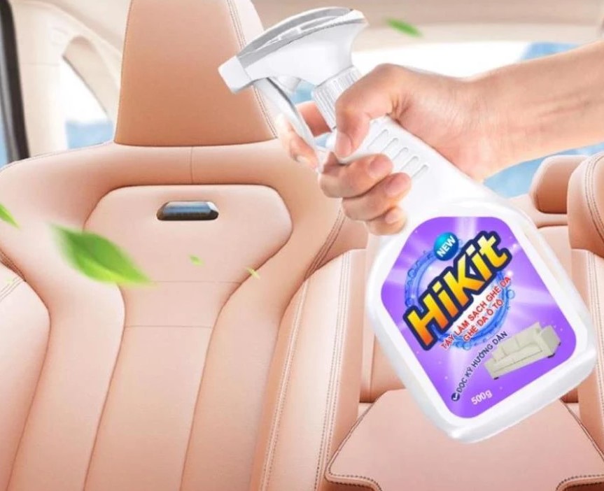 Dung Dịch Vệ Sinh Nội Thất Ô Tô HiKit – Làm Sạch Ghế Da, Sofa, Đồ Da Mốc Hiệu Quả