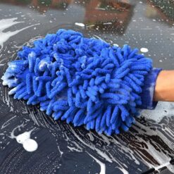Găng tay rửa ô tô xe máy, bao tay rửa xe san hô làm bằng sợi microfiber mềm mịn tạo nhiều bọt bộ dụng cụ rửa xe