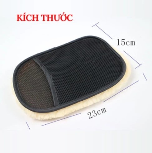 Găng Tay Rửa Xe Ô Tô Chuyên Dụng Lông Cừu