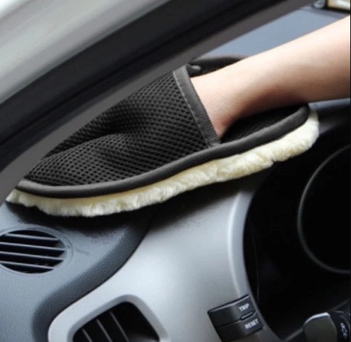 Găng Tay Rửa Xe Ô Tô Chuyên Dụng Lông Cừu