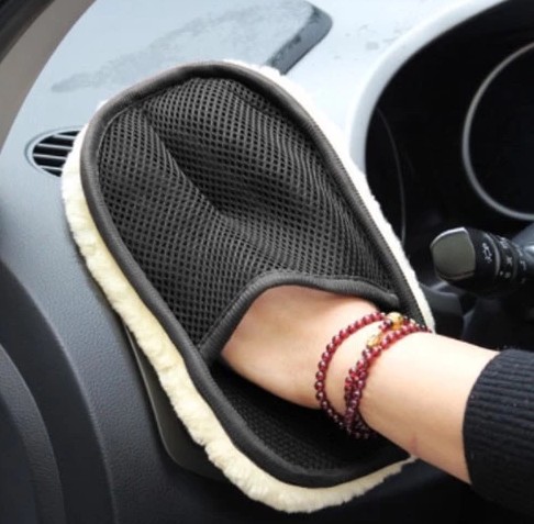 Găng Tay Rửa Xe Ô Tô Chuyên Dụng Lông Cừu