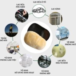 Găng Tay Rửa Xe Ô Tô Chuyên Dụng Lông Cừu