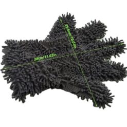 Găng tay rửa xe ô tô xe máy san hô microfiber siêu bọt – Mềm mịn, thấm hút mạnh, không trầy xước