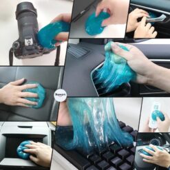 Gel Slime Vệ Sinh Đa Năng – Bùn Silicon Làm Sạch Bàn Phím & Bụi Khe Xe Ô Tô, Tái Sử Dụng Nhiều Lần
