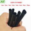 Gen Co Nhiệt Màu Đen Dài 1M – Phi 1mm, 2mm, 3mm, 4mm, 5mm, 6mm, 8mm, 10mm – Bọc Cách Điện, Chống Cháy