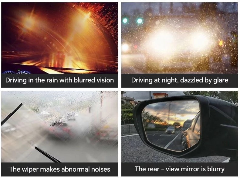 HAINAI – Bột Đánh Bóng Kính Ô Tô 80g – Làm Sạch & Đánh Bóng Kính Chắn Gió Xe Hơi