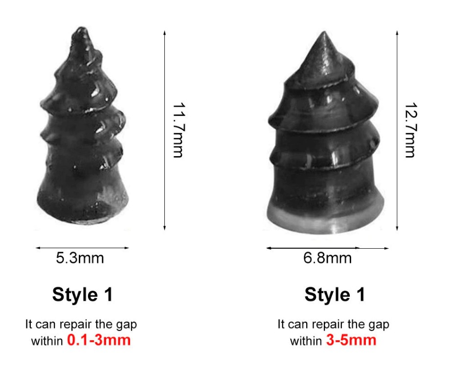 Hộp 10/20 Vít Vá Lốp Xe Không Săm, Sửa Lốp Nhanh Chóng, Không Cần Tháo Lốp