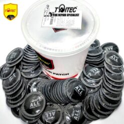 Hộp 100 Miếng Vá Săm, Lốp, Vá Vỏ, Vá Ruột TAITEC Tiêu Chuẩn Mỹ - Đa Kích Thước 35mm – 80mm