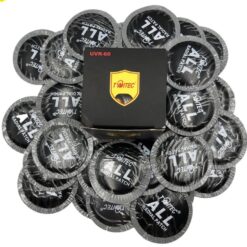 Hộp 100 Miếng Vá Săm, Lốp, Vá Vỏ, Vá Ruột TAITEC Tiêu Chuẩn Mỹ - Đa Kích Thước 35mm – 80mm