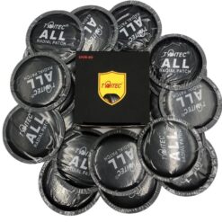 Hộp 100 Miếng Vá Săm, Lốp, Vá Vỏ, Vá Ruột TAITEC Tiêu Chuẩn Mỹ - Đa Kích Thước 35mm – 80mm