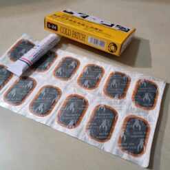 Hộp Miếng Vá Xe Máy, Xe Đạp 24 Miếng + 1 Lọ Keo – Bộ Vá Săm Tiện DụngHộp Miếng Vá Xe Máy, Xe Đạp 24 Miếng + 1 Lọ Keo – Bộ Vá Săm Tiện Dụng