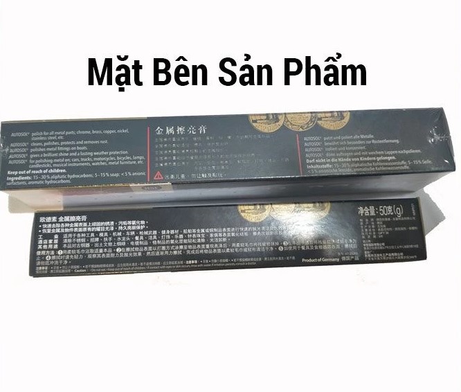Kem Đánh Bóng Kim Loại Autosol Metal Polish – Làm Sạch, Bảo Vệ Bề Mặt Inox, Đồng, Nhôm, Crôm