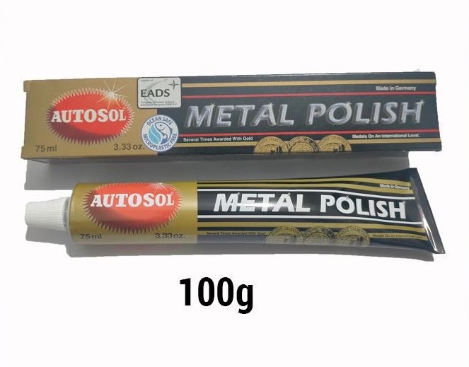 Kem Đánh Bóng Kim Loại Autosol Metal Polish – Làm Sạch, Bảo Vệ Bề Mặt Inox, Đồng, Nhôm, Crôm