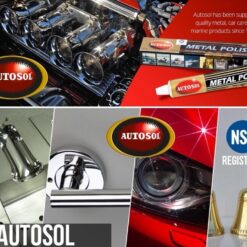 Kem đánh bóng kim loại, viền điện thoại phone inox, đánh bóng sơn, lư đồng Autosol Metal Polish