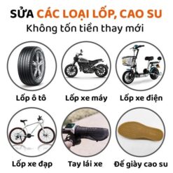 Keo Trám Vá Lốp Cao Cấp Công Nghệ Nhật – Sửa Chữa Vết Rách Lốp, Đàn Hồi Cao, Chịu Nhiệt Tốt