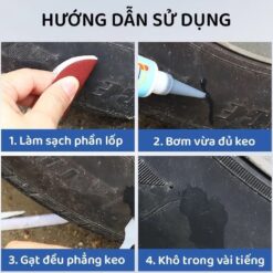 Keo Trám Vá Lốp Cao Cấp Công Nghệ Nhật – Sửa Chữa Vết Rách Lốp, Đàn Hồi Cao, Chịu Nhiệt Tốt