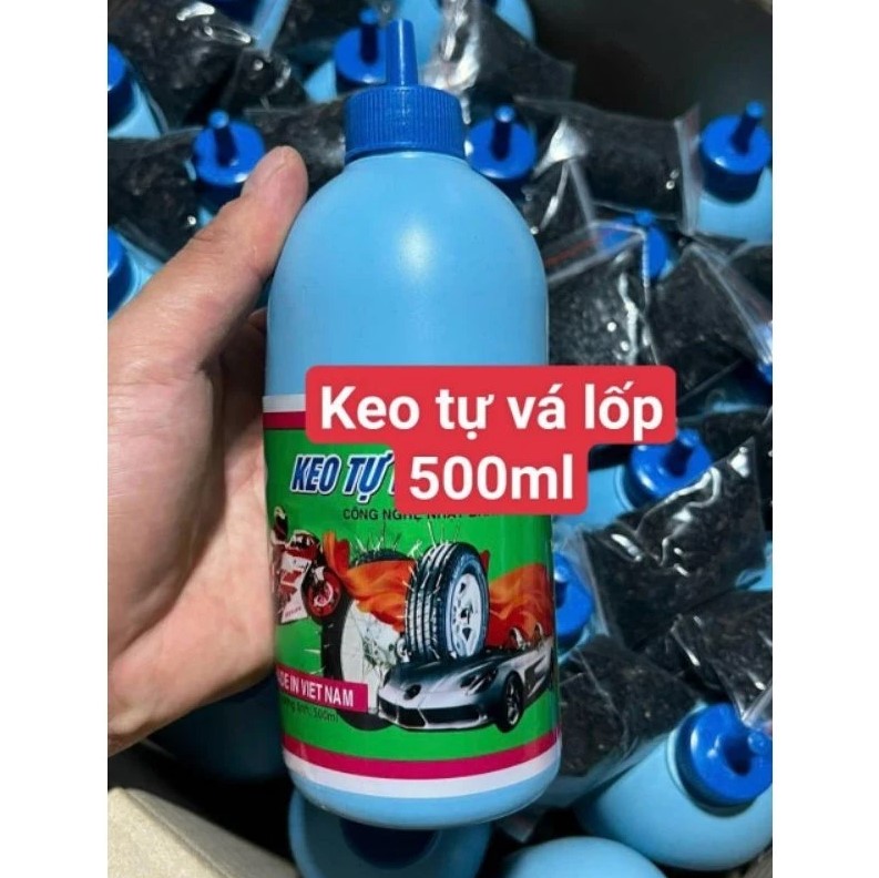 Keo Tự Vá Lốp Kèm Bột Dành Cho Lốp Không Săm