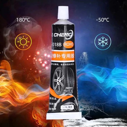 Keo Vá Lốp Ô Tô, Xe Máy 30ML / 50ML – Chuyên Vá Nứt, Rách, Chịu Nhiệt Tốt, Đàn Hồi Cao