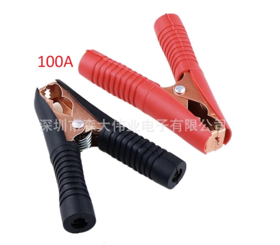 Kẹp Ắc Quy 50A-100A (1 Đỏ 1 Đen)