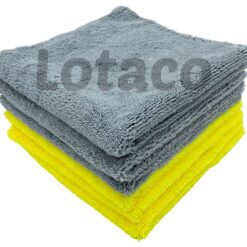 Khăn Lau Detailing Không Viền EDGELESS Lotaco 40x40cm – Xi Đánh Bóng, Ceramic, Wax, Sealant & Nội Thất Ô Tô