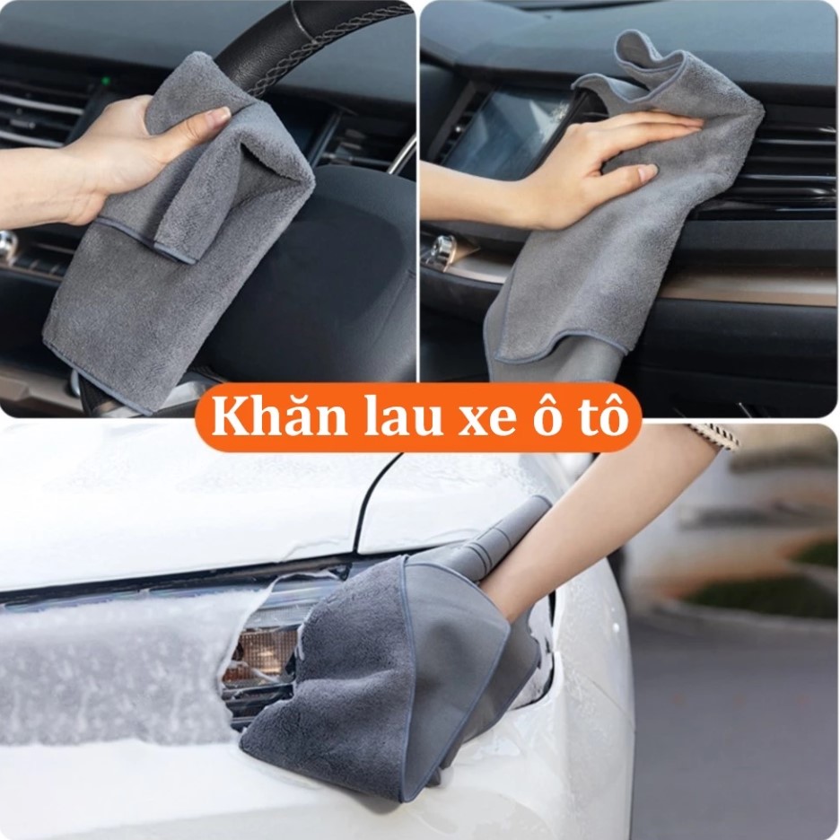Khăn Lau Kính Nano Chống Bám Bụi Vải, Khăn Lau Kính Ô tô Không Bám Hơi Nước Chuyên Dụng
