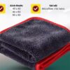 Khăn Lau Ô Tô Sợi Microfiber Cao Cấp, Lau Xe Hơi Chuyên Dụng 80% Sợi Nano 20% Mềm Mịn, Đa Năng