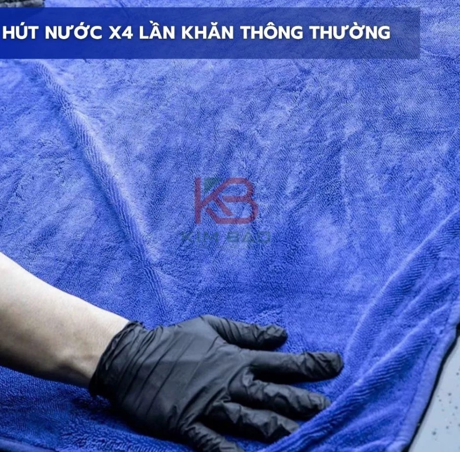 Khăn Lau Ô Tô Sợi Microfiber Cao Cấp, Lau Xe Hơi Chuyên Dụng 80% Sợi Nano 20% Mềm Mịn, Đa Năng
