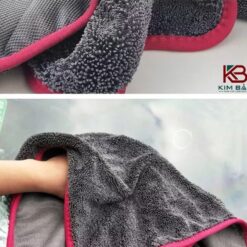 Khăn Lau Ô Tô Sợi Microfiber Cao Cấp, Lau Xe Hơi Chuyên Dụng 80% Sợi Nano 20% Mềm Mịn, Đa Năng