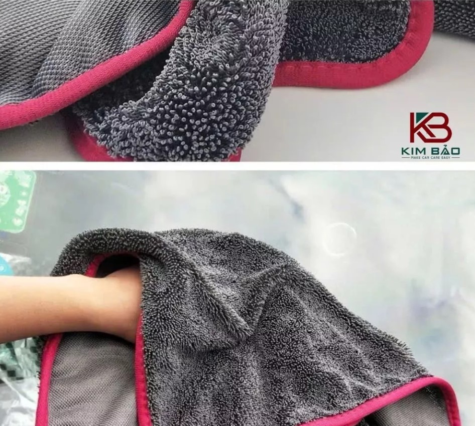 Khăn Lau Ô Tô Sợi Microfiber Cao Cấp, Lau Xe Hơi Chuyên Dụng 80% Sợi Nano 20% Mềm Mịn, Đa Năng