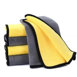 Khăn Lau Xe Kiotool Siêu Sạch, Siêu Thấm, Chuyên Dụng Cho Ô Tô, Xe Máy, Xe Đạp (Vàng – Xám)