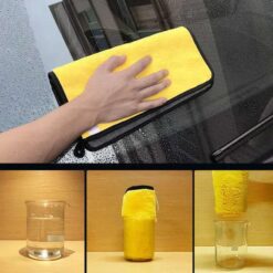 Khăn Lau Xe Ô Tô Microfiber Cao Cấp – Đa Năng, Thấm Hút Tốt, Không Trầy Xước