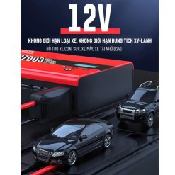 Kích Bình Kèm Bơm Xe Ô Tô 4 Trong 1 Wisezen, Giải Pháp Cứu Hộ Toàn Diện