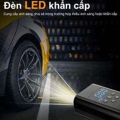 Máy Bơm Hơi Không Dây TYZONG PRO Bơm Nhanh, Dùng Cho Xe Máy, Ô Tô, Xe Đạp Điện, Đồ Bơm Hơi