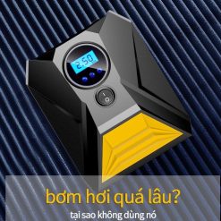 Máy Bơm Hơi Ô Tô Mini Đa Năng 12V SJ0062 – Điện Tử Tự Ngắt, Áp Suất Cao