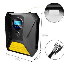 Máy Bơm Hơi Ô Tô Mini Đa Năng 12V SJ0062 – Điện Tử Tự Ngắt, Áp Suất Cao