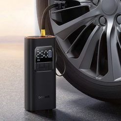 Máy Bơm Hơi Ô Tô, Xe Máy, Xe Đạp Không Dây BASEUS SuperMini Pro Màn Hình LCD