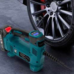 Máy Bơm Hơi POWEX PW-BH150PSI, Bơm Ô Tô, Xe Máy, Xe Đạp, Phao Hơi Hiển Thị Áp Suất