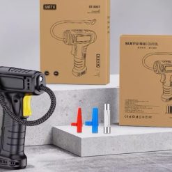 Máy Bơm Hơi Xe Ô Tô SUITU ST-5007 Mini, Cầm Tay, Tự Ngắt, Pin Sạc Đa Năng
